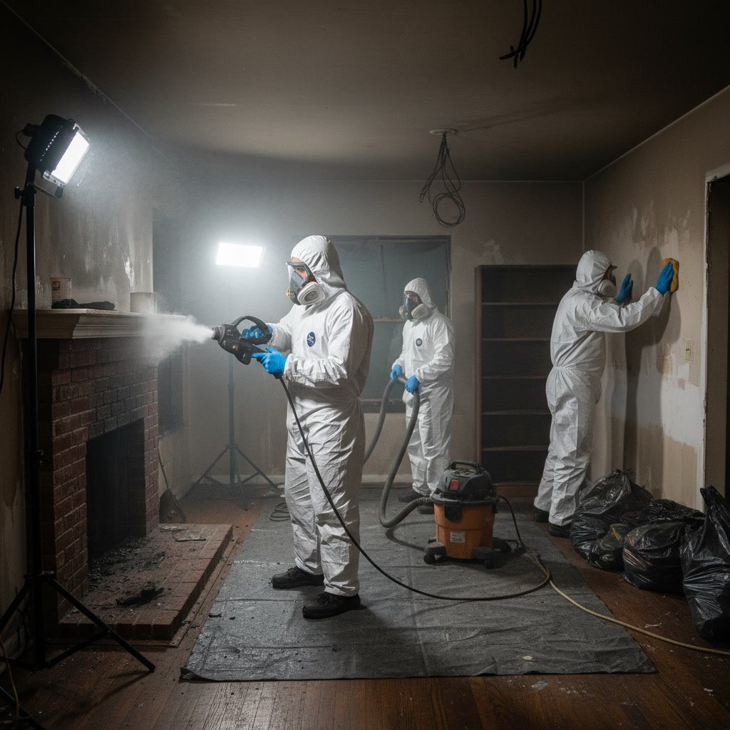 Professional soot removal and smoke damage cleaning